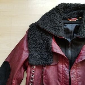 Princess Vera Wang faux leather jacket